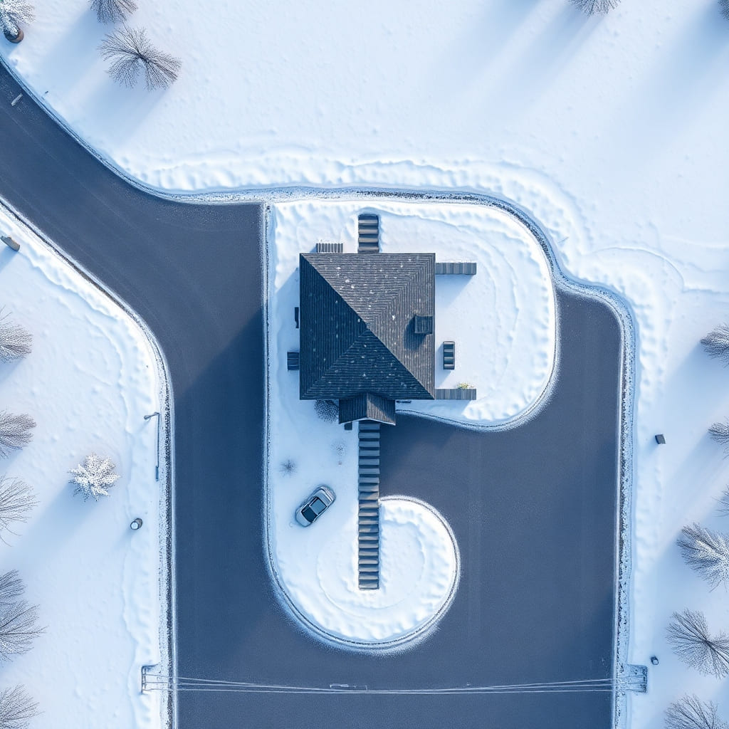 Triple driveway service representation
